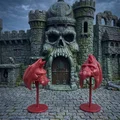 Giá trưng bày mặt nạ Battle Cat / Panthor (Masters of the Universe) - Thumbnail 2