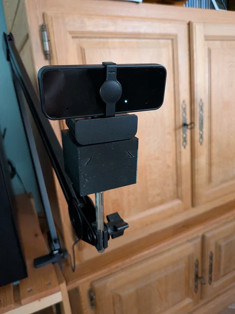 Ngàm Dovetail gắn webcam cho boom arm - Image 1