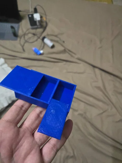 Hộp đựng đồ đa năng bỏ túi (Pocket Box) 2 ngăn tiện lợi in 3D - Image 1
