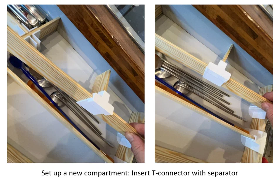 Bộ chia ngăn kéo dạng module (Drawer organiser) - Image 8