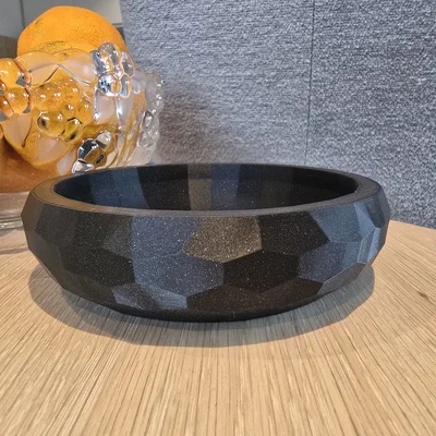 Tô đựng đồ đa năng hiện đại - Thiết kế hình học Low-poly (Không cần support)