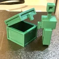 Mô hình Copper Golem phong cách Minecraft đáng yêu cho fan - Thumbnail 2