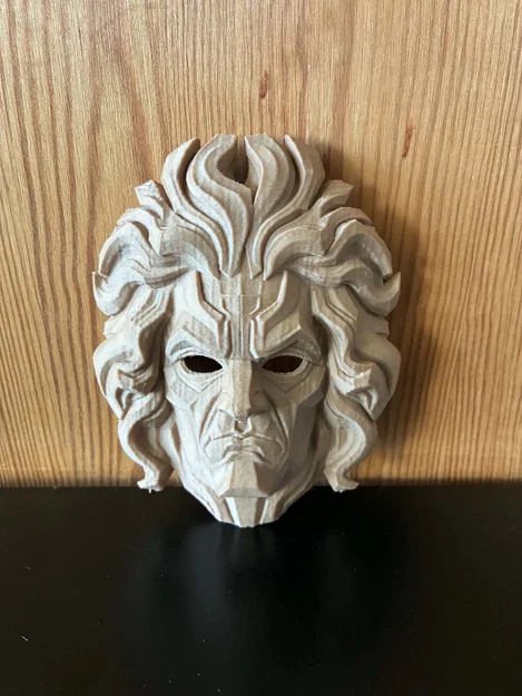 Beethoven Tiki - Mặt nạ điêu khắc 3D độc đáo - Image 2
