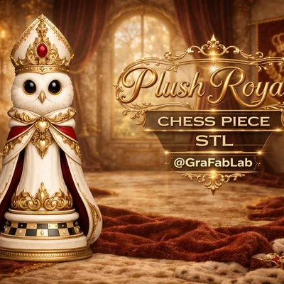 Plush Royale "Bishop" - Quân cờ Tượng