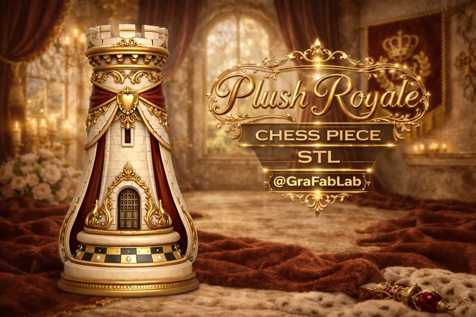 Plush Royale "Rook" - Quân xe trong bộ cờ vua - Image 1