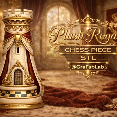 Plush Royale "Rook" - Quân xe trong bộ cờ vua