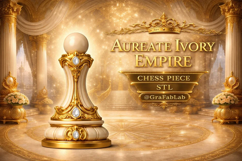 Quân Tốt (Pawn) thuộc bộ cờ vua The Aureate Ivory Empire - Image 1