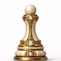 Quân Tốt (Pawn) thuộc bộ cờ vua The Aureate Ivory Empire - Thumbnail 6