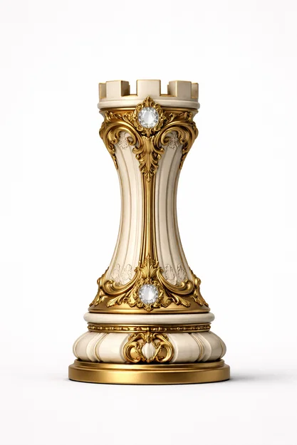 Quân Xe (Rook) trong Bộ Cờ The Aureate Ivory Empire - Image 6