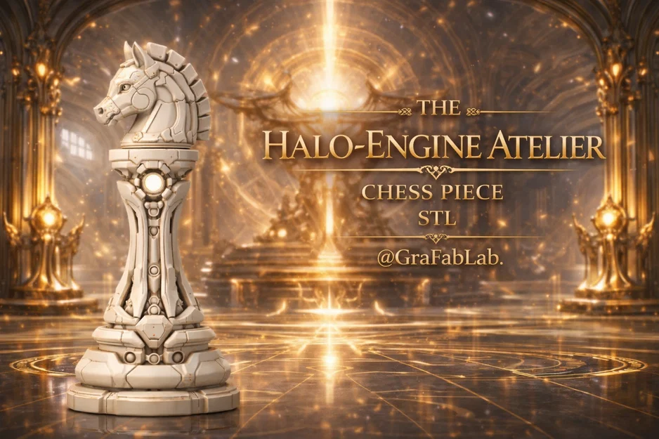 Halo‑Engine Atelier "Knight" - Quân mã cờ vua - Image 1