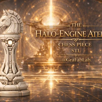 Halo‑Engine Atelier "Knight" - Quân mã cờ vua