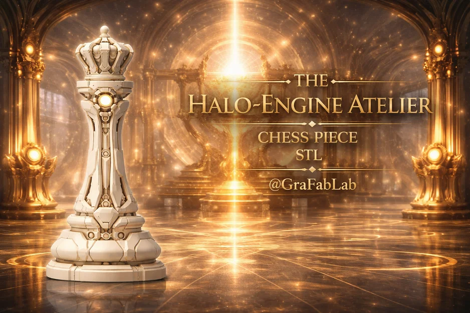 Quân cờ Queen thuộc bộ Halo‑Engine Atelier - Image 1