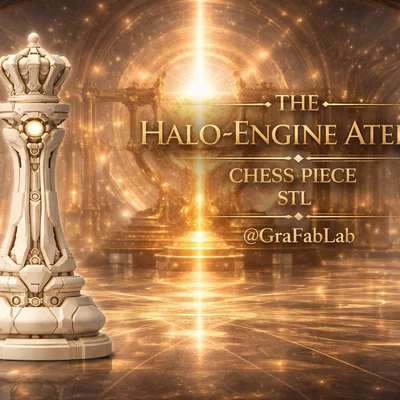 Quân cờ Queen thuộc bộ Halo‑Engine Atelier