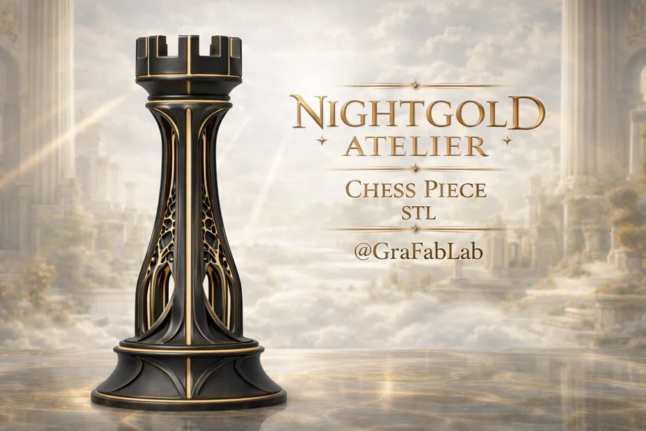 Nightgold Atelier "Rook" - Quân Xe trong bộ cờ vua - Image 1