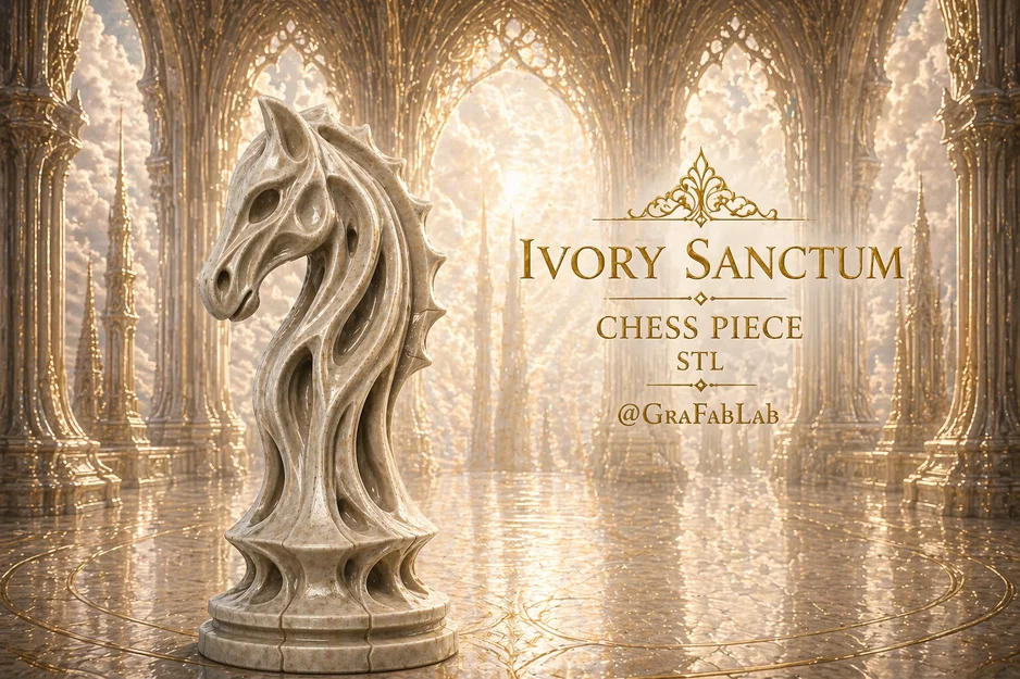 Quân Cờ "Hiệp Sĩ" (Knight) - Bộ Ivory Sanctum - Image 1