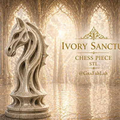 Quân Cờ "Hiệp Sĩ" (Knight) - Bộ Ivory Sanctum