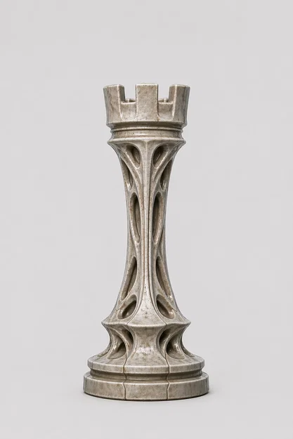 Ivory Sanctum "Rook" - Quân xe trong bộ cờ vua - Image 6