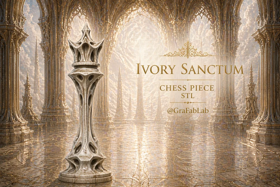 Ivory Sanctum "Queen" - Quân hậu cờ vua - Image 1