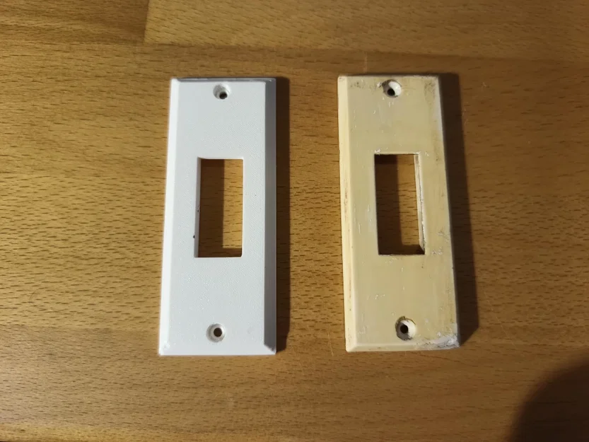 Nắp đậy công tắc âm tường 3555-06428 - Thay thế thẩm mỹ, dễ in 3D - Image 1