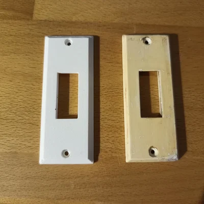 Nắp đậy công tắc âm tường 3555-06428 - Thay thế thẩm mỹ, dễ in 3D