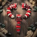 Gấu Trúc Đỏ Flexi Baby Siêu Dễ Thương - Đồ Chơi Khớp Nối, Móc Khóa và Nam Châm - Thumbnail 12