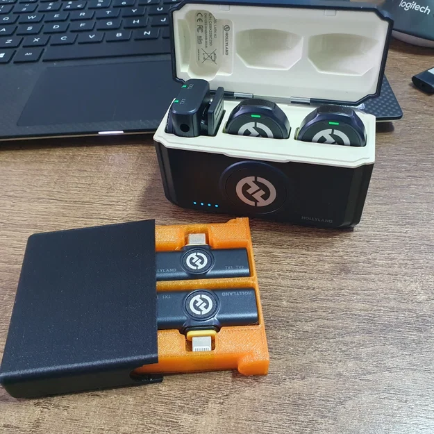 Hộp đựng Hollyland Lark M2 Transmitter bản mỏng (In 3D) - Image 3