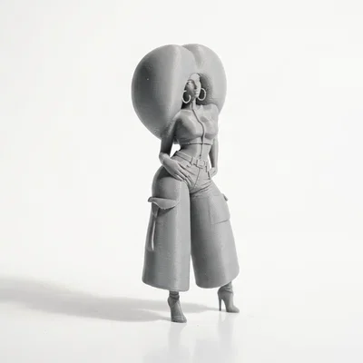 Tượng Nữ Hoàng Afro - Mô Hình Figure Nữ In 3D Độc Đáo