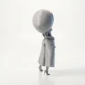 Tượng Nữ Hoàng Afro - Mô Hình Figure Nữ In 3D Độc Đáo - Thumbnail 3