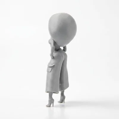 Tượng Nữ Hoàng Afro - Mô Hình Figure Nữ In 3D Độc Đáo
