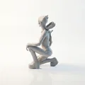 Mô hình 3D nhân vật nữ AI Girl - Tượng trang trí phong cách tương lai - Thumbnail 4