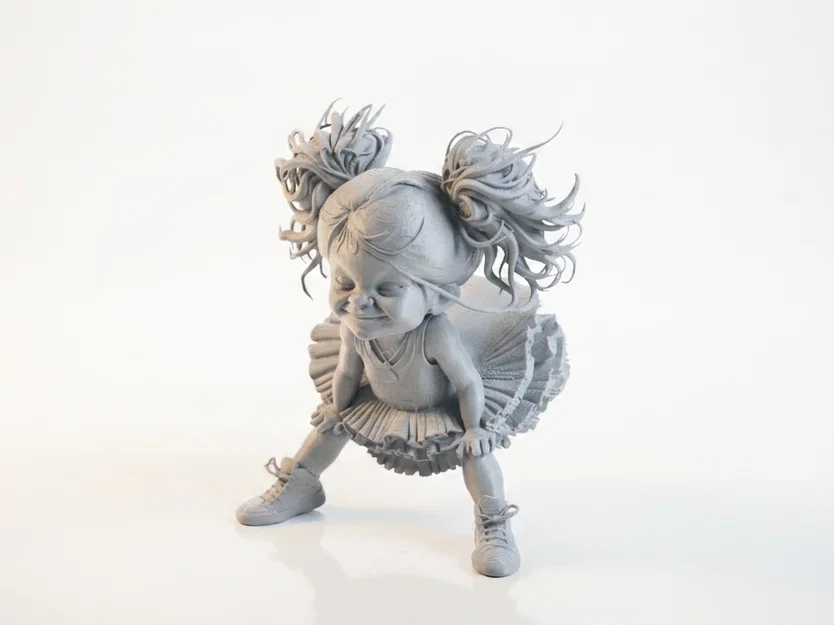 Mô hình 3D nhân vật nữ Cheerleader cá tính (Angry Cheerleader) - Image 1