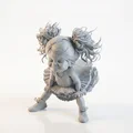 Mô hình 3D nhân vật nữ Cheerleader cá tính (Angry Cheerleader) - Thumbnail 1