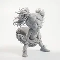 Mô hình 3D nhân vật nữ Cheerleader cá tính (Angry Cheerleader) - Thumbnail 2
