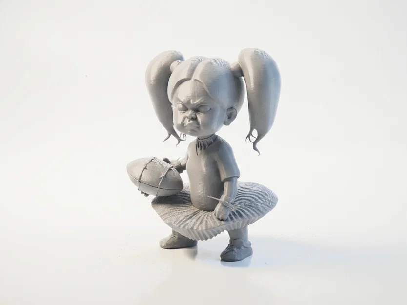Mô hình nữ cầu thủ bóng bầu dục đầy khí chất - Mẫu in 3D sưu tầm độc đáo - Image 1
