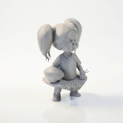 Mô hình nữ cầu thủ bóng bầu dục đầy khí chất - Mẫu in 3D sưu tầm độc đáo