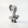 Mô hình nữ cầu thủ bóng bầu dục đầy khí chất - Mẫu in 3D sưu tầm độc đáo - Thumbnail 3