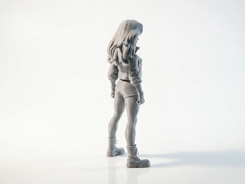 Mô hình Nữ nhân vật đầy cá tính (Angry Girl) - File in 3D - Image 3