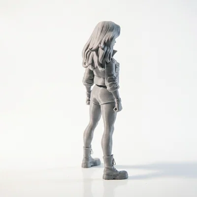 Mô hình Nữ nhân vật đầy cá tính (Angry Girl) - File in 3D