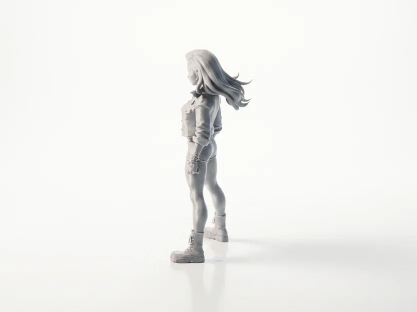 Mô hình Nữ nhân vật đầy cá tính (Angry Girl) - File in 3D - Image 4