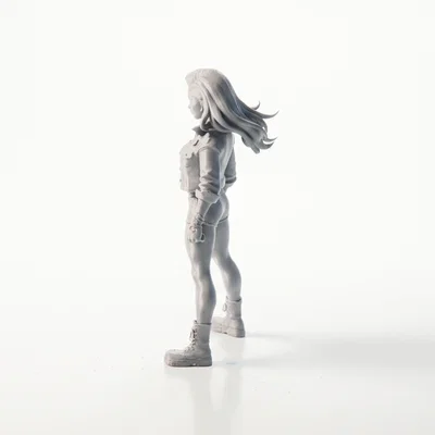 Mô hình Nữ nhân vật đầy cá tính (Angry Girl) - File in 3D