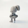 Mô hình 3D STL nữ cầu thủ bóng đá đầy cá tính - Thumbnail 4