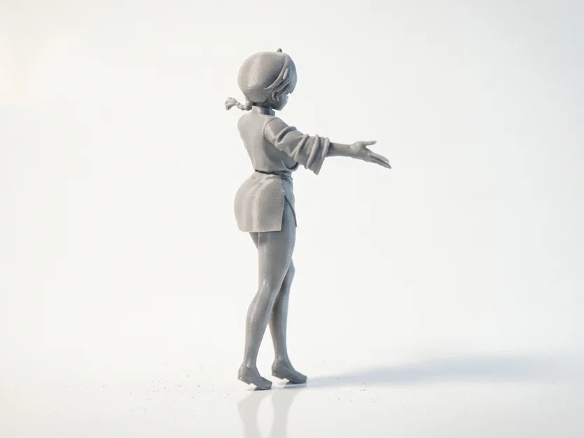 Mô hình tượng nữ dang tay 3D Printable - Image 3