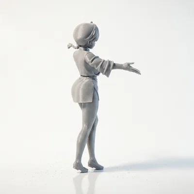 Mô hình tượng nữ dang tay 3D Printable