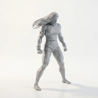 Mô hình nhân vật nữ Angry Lady 3D Printable