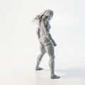 Mô hình nhân vật nữ Angry Lady 3D Printable - Thumbnail 3