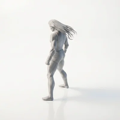 Mô hình nhân vật nữ Angry Lady 3D Printable