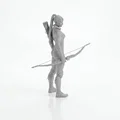 Mô hình 3D Nữ Cung Thủ Chiến Binh Giả Tưởng - Thumbnail 1
