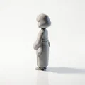 Mô hình 3D người phụ nữ châu Á lớn tuổi - Thumbnail 4