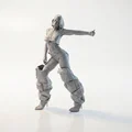 Mô hình 3D Tượng Nữ Nhân Vật Trùm Mũ (Hooded Figure Statue) - Thumbnail 1
