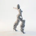 Mô hình 3D Tượng Nữ Nhân Vật Trùm Mũ (Hooded Figure Statue) - Thumbnail 3